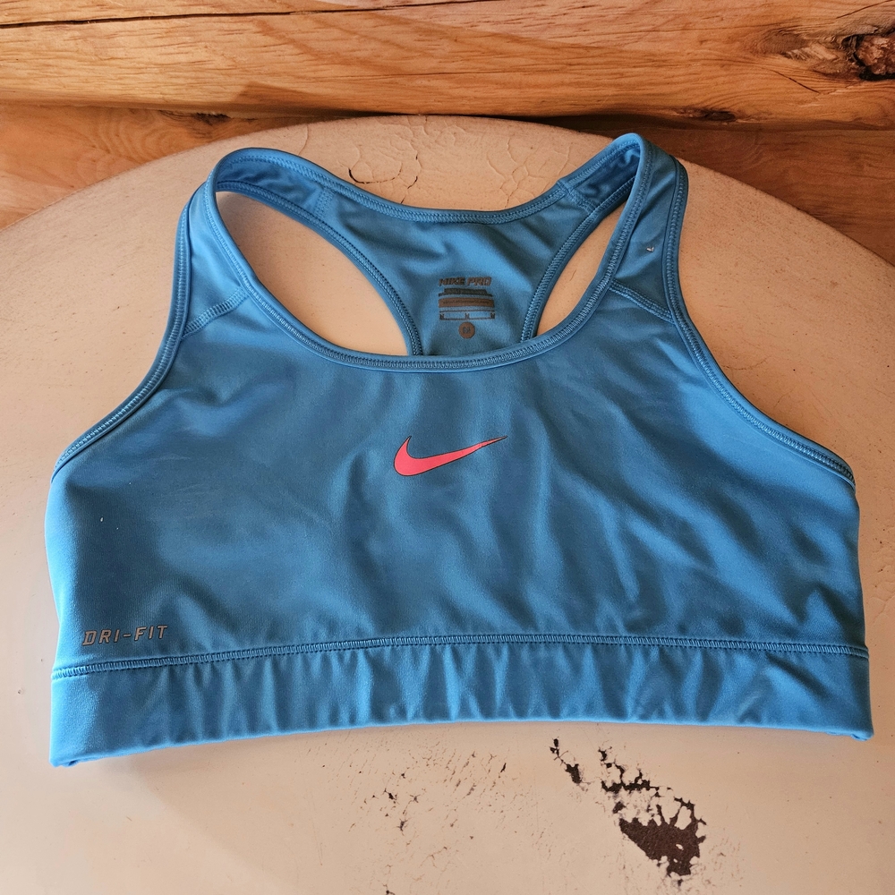 Nike Dri-Fit Women's Medium Blue Sports Bra